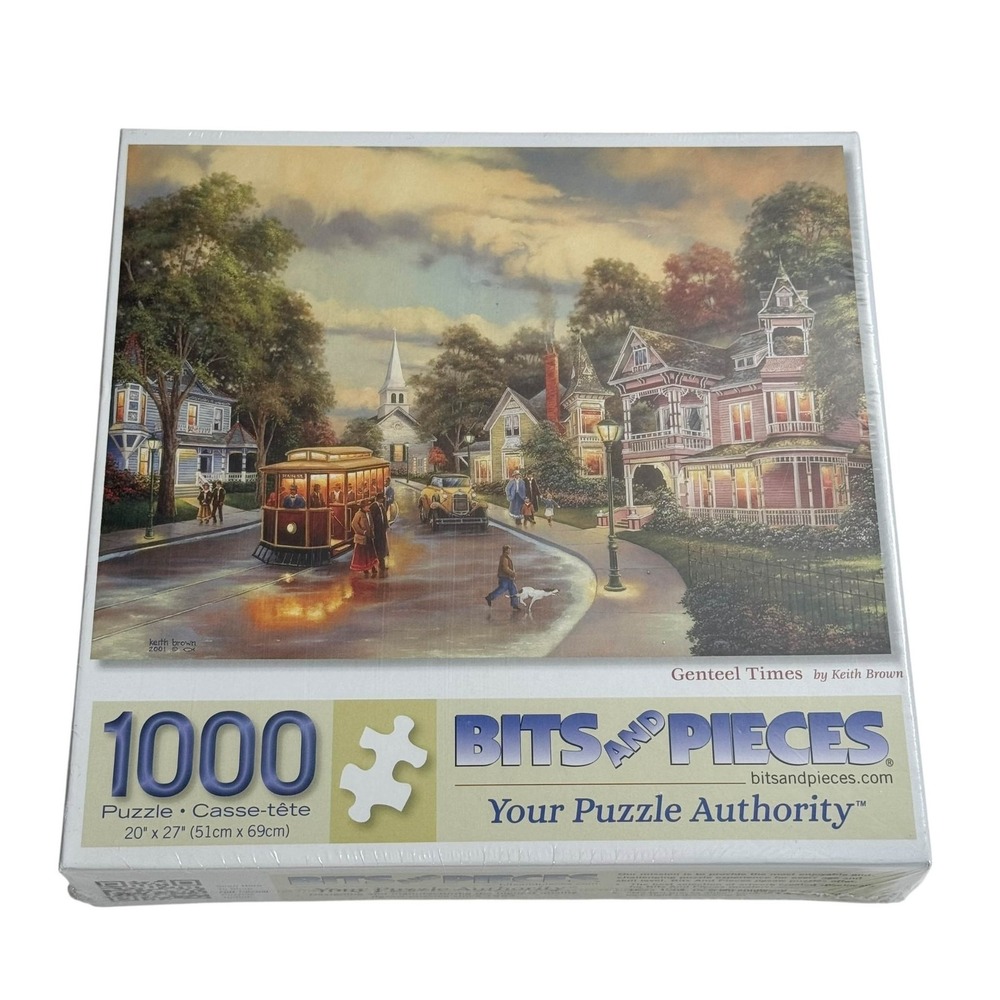 Bits‎ And Pieces Genteel Times Keith Brown 1000 Pieces Puzzle NEW